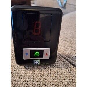 Biddeford/Living Quarters - TC15B3‎ Electric Blanket Control 4-Prong - Black